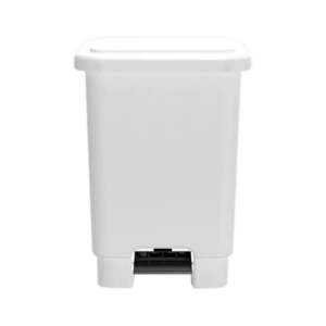 LIXEIRA 100 L C/PEDAL BRANCA CAIXAPLAST